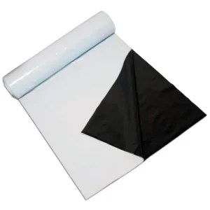 120mu 10M X 2M BLACK WHITE Mylar Reflective Sheeting Film Roll