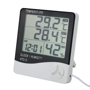 LCD Outdoor Indoor HTC-2 Thermometer Hygrometer